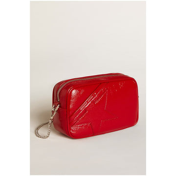 Golden Goose Mini Star Bag Naplack Leather Ruby Red