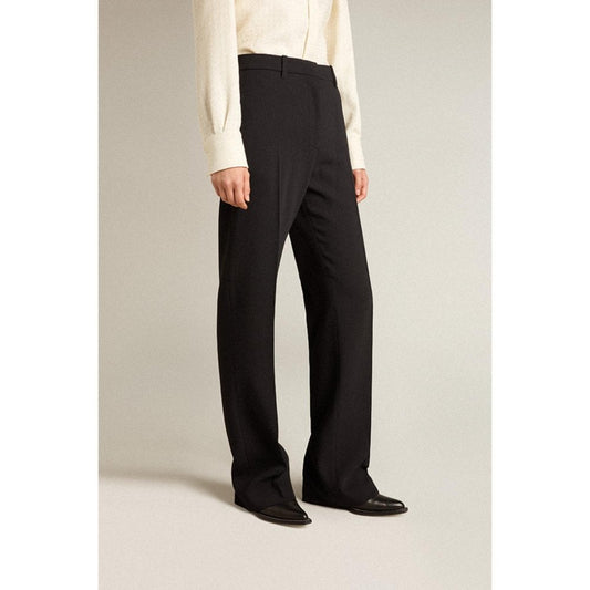 Golden Goose New relaxed Pant Viscose Wool Crepe Polar Night