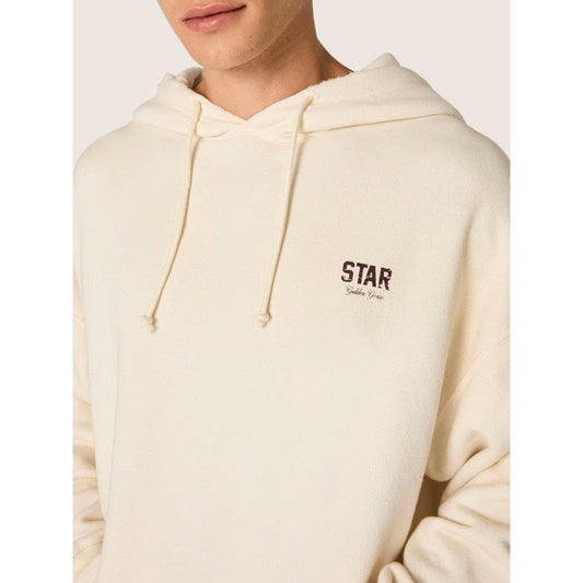 Golden Goose Oversized Star Hoodie Cream