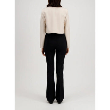 Harris Wharf Bolero Light Pressed Wool Jacket Cream