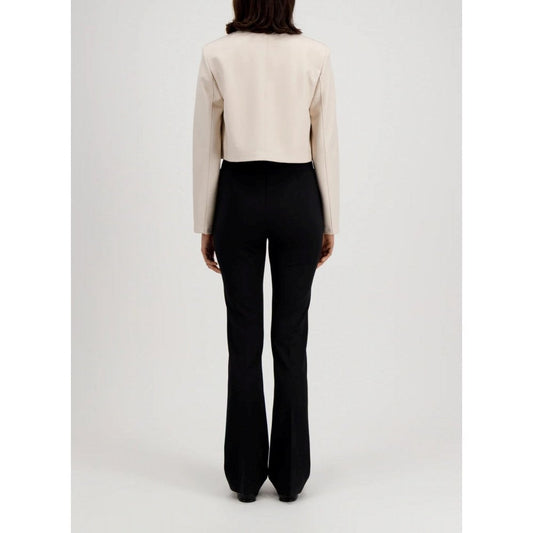 Harris Wharf Bolero Light Pressed Wool Jacket Cream
