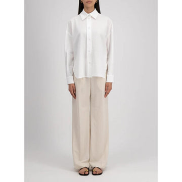 Harris Wharf Coolmax Seersucker Shirt