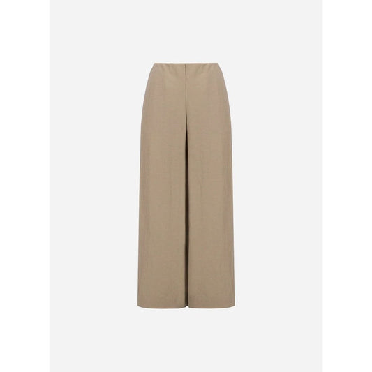 Harris Wharf Flared Trousers Rayon Dove