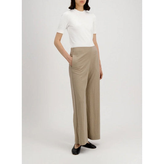 Harris Wharf Flared Trousers Rayon Dove