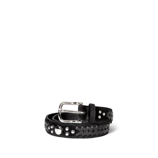 Jerome Dreyfuss Ceinture Gaucho Belt Noir Silver