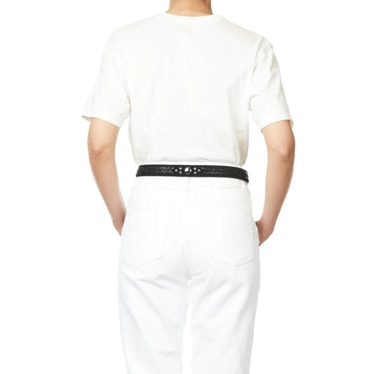 Jerome Dreyfuss Ceinture Gaucho Belt Noir Silver