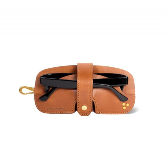 Jerome Dreyfuss Etui Lunette Glasses Case Camel