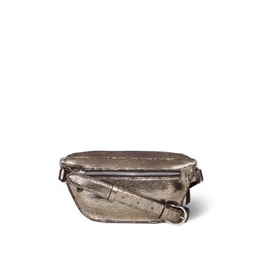 Jerome Dreyfuss Lino Banane Bag Lame Champagne