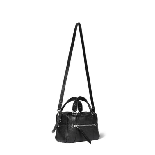 Jerome Dreyfuss Lucky Bowling Bag Mini Noir Silver