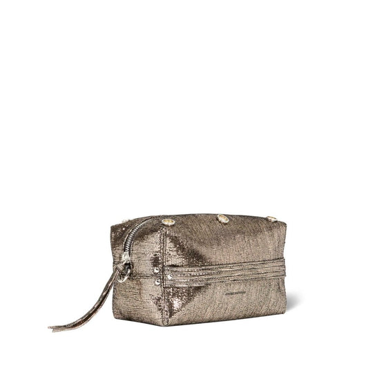 Jerome Dreyfuss Lucky Pochette Lame Champagne