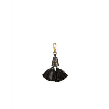 Jerome Dreyfuss Pompon Twin Keychain Noir Bronze