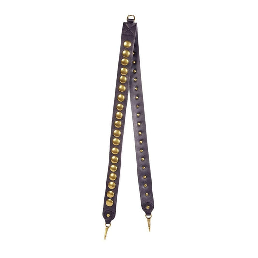 Shoulder Strap in Black/Brass