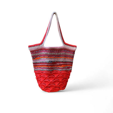 Nadia Dafri Midiye Tote Bag Orange Multi
