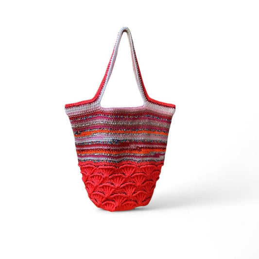Nadia Dafri Midiye Tote Bag Orange Multi