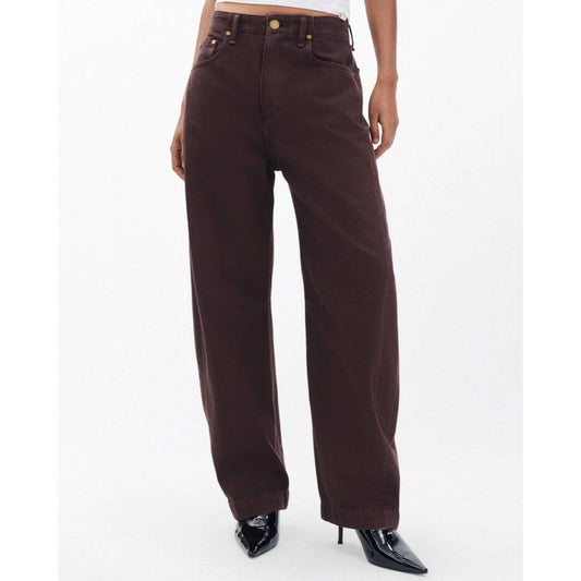 Rag & Bone Charlie Barrel Jeans Espresso