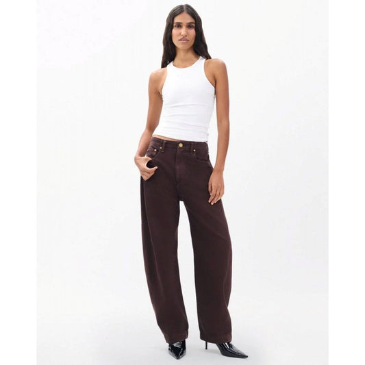 Rag & Bone Charlie Barrel Jeans Espresso