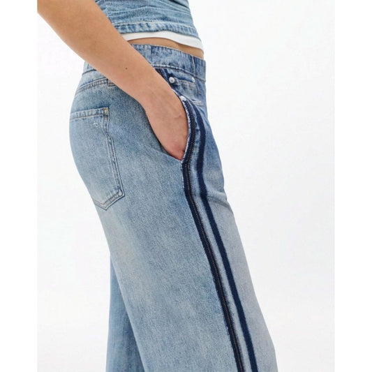 Rag & Bone Miramar Wide-Leg Track Pants Coney