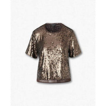 Rag & Bone Sequined Tee Coffee