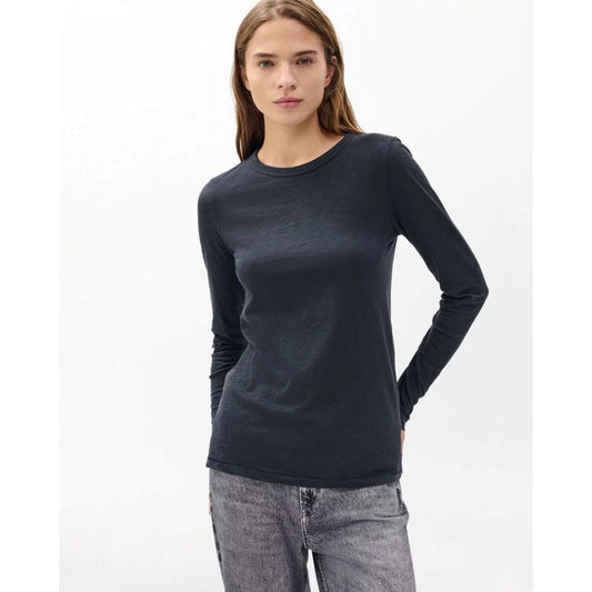 Rag & Bone The Slub Long Sleeve Black