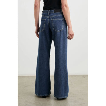 Rails Angeleno Wide Leg Jeans Pebble Blue