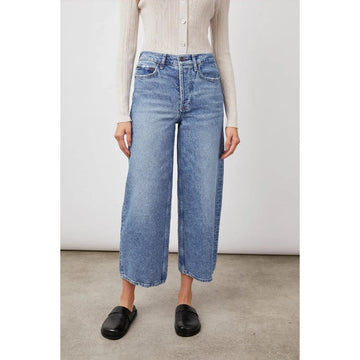 Rails Getty Crop Wide Leg Jeans Geranium