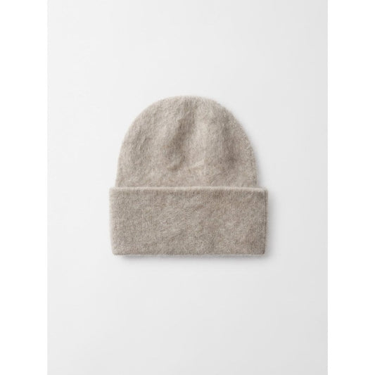 Soft Goat Brushed Cashmere Beanie Greige