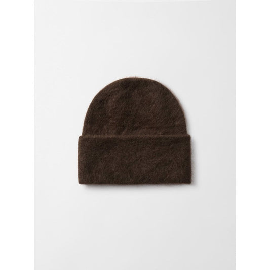 Soft Goat Brushed Cashmere Beanie Mocha