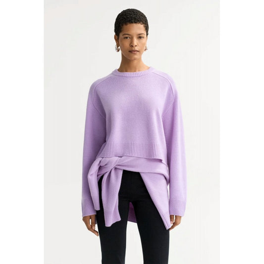 Soft Goat Cashmere Top Lavender