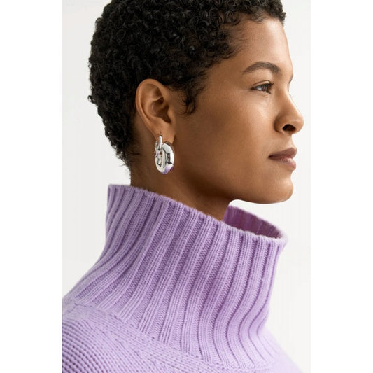 Soft Goat Girlfriend Turtleneck Lavender