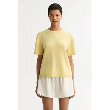 Soft Goat Oversized T-Shirt Honeydew Yellow