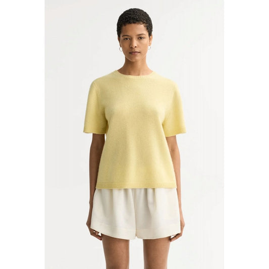 Soft Goat Oversized T-Shirt Honeydew Yellow
