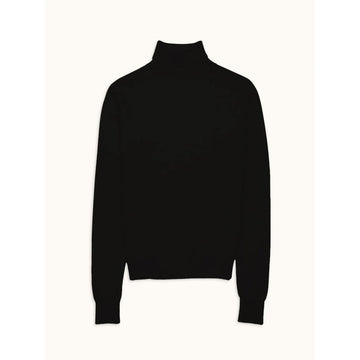 The Uniform The Polo Neck Black
