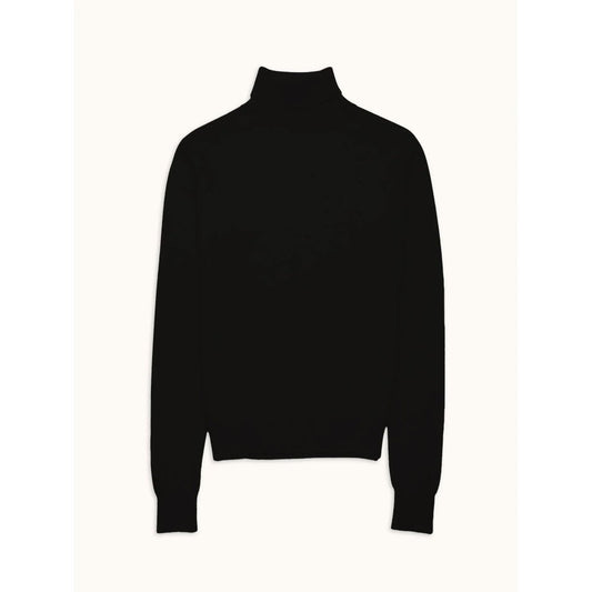 The Uniform The Polo Neck Black