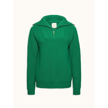 The Uniform The Quarter Zip Green