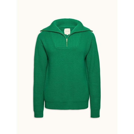 The Uniform The Quarter Zip Green