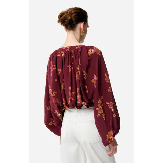 Vanessa Bruno Edme Blouse Bordeaux