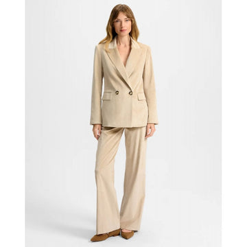 Veronica Beard Grigore Corduroy Pant Heathered Sand