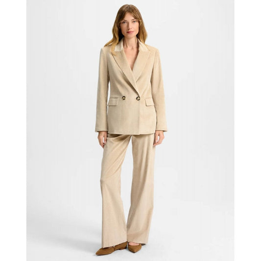 Veronica Beard Grigore Corduroy Pant Heathered Sand