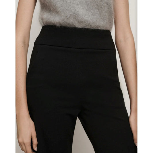 Veronica Beard Kalinda Wide-Leg Ponte Pant Black