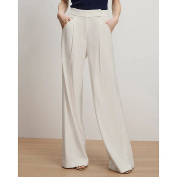 Veronica Beard Marbeau Wide-Leg Pant Dove