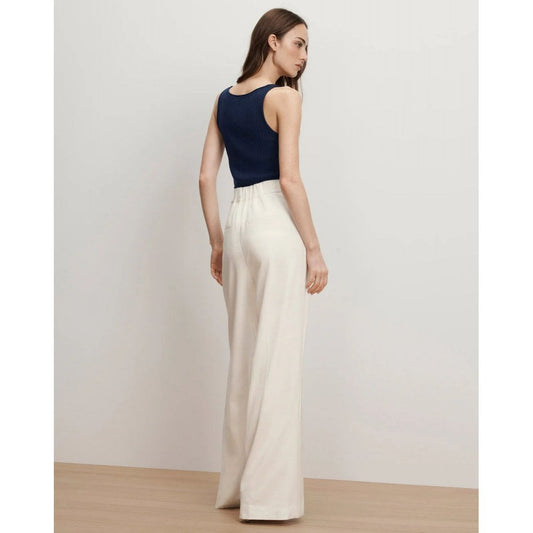 Veronica Beard Marbeau Wide-Leg Pant Dove