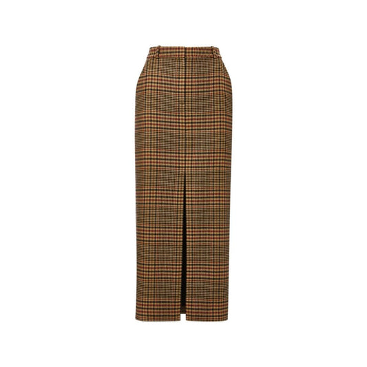 Veronica Beard Maxine Skirt Camel/Black