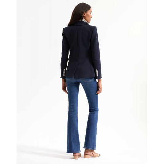 Veronica Beard Miller Dickey jacket Navy Silver