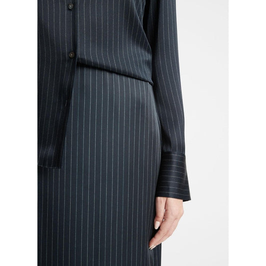 Vince Pinstripe Lean Pencil Skirt