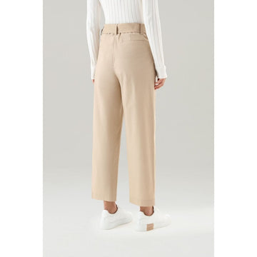 Poplin Pant in Feather Beige