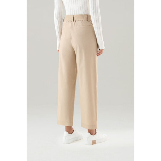 Poplin Pant in Feather Beige