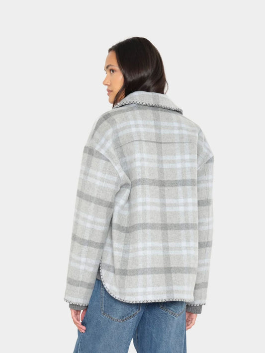 XIRENA Dean Jacket Frost Plaid Blue